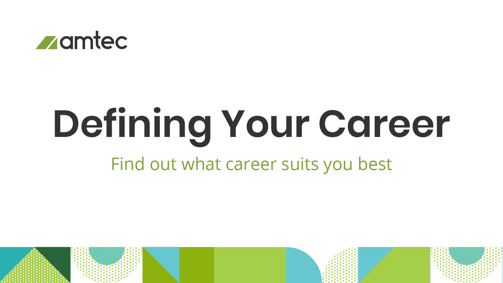 Defining Your Career